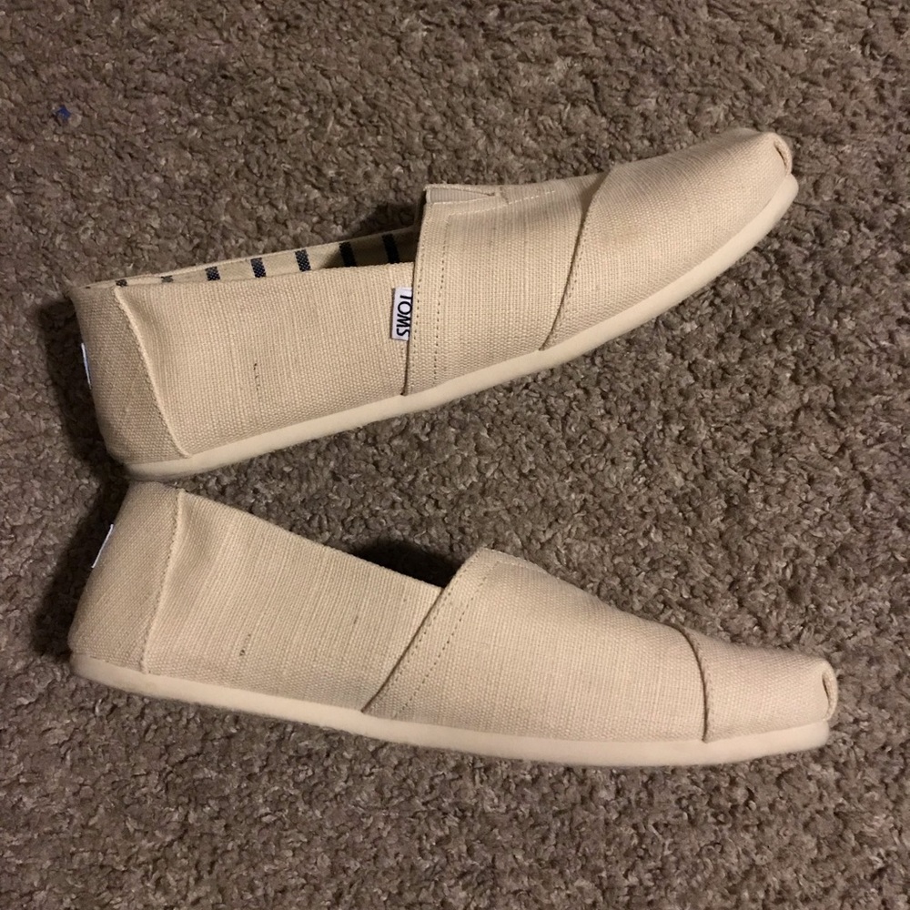 Antique White Heritage Canvas Mens Classics Sz 13